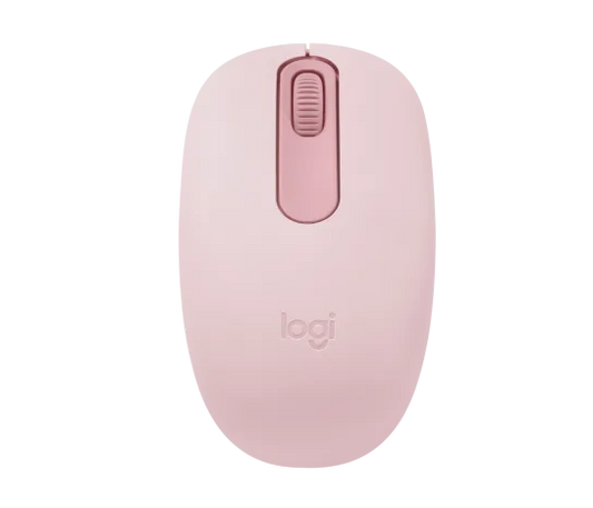 “Logitech M196 Bluetooth Mouse in rose with wireless Bluetooth connectivity and compact design”