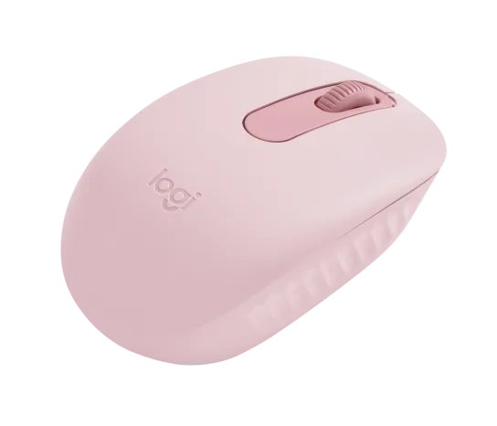 “Logitech M196 Bluetooth Mouse in rose with wireless Bluetooth connectivity and compact design”