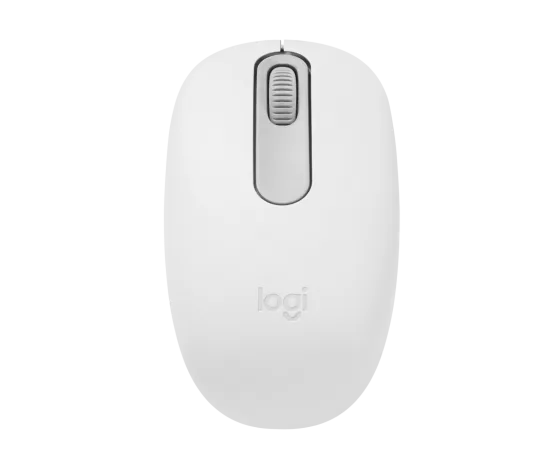 Logitech M196 Bluetooth Wireless Mouse in Off White for laptops and tablets
