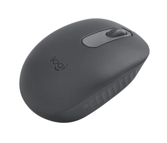 Logitech M196 Bluetooth Mouse Graphite with compact ergonomic design