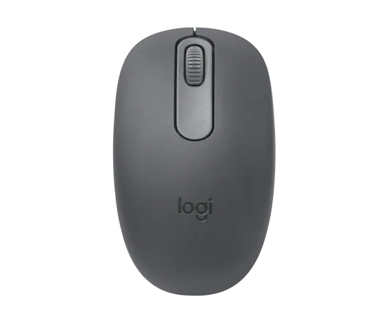 Logitech M196 Bluetooth Mouse Graphite with compact ergonomic design