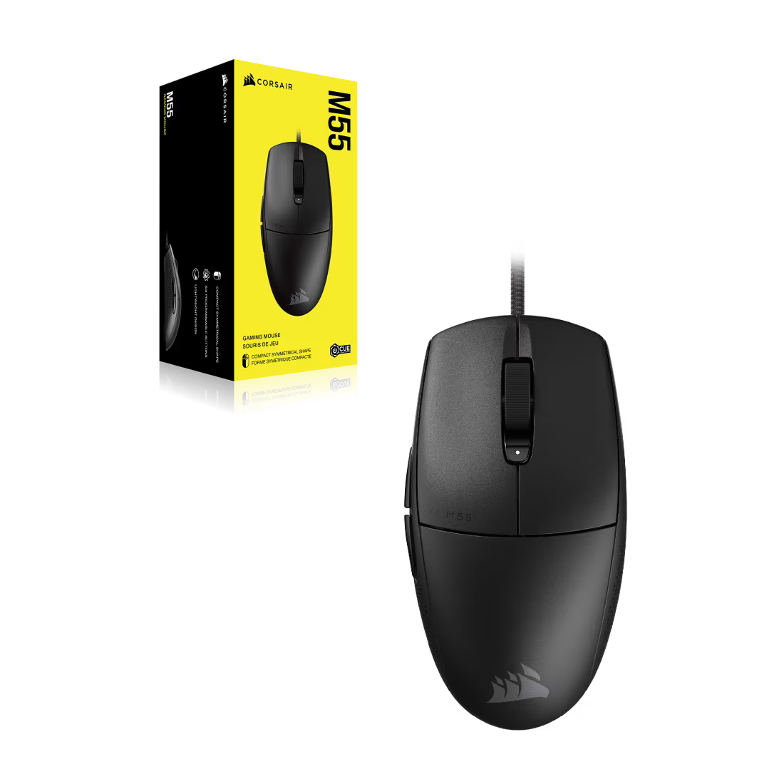 Corsair M55 Mouse Wired 16000 DPI BLK - view 1