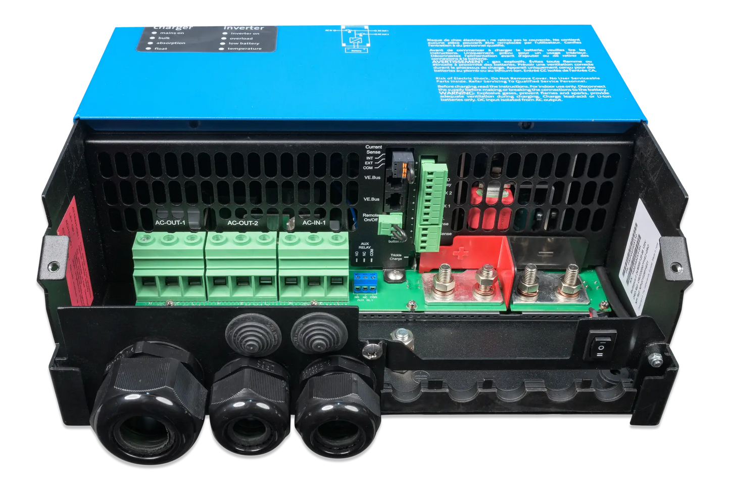 Victron MultiPlus-II 24/5000/120-50 230V pure sine wave inverter charger for off-grid, residential, and commercial energy systems