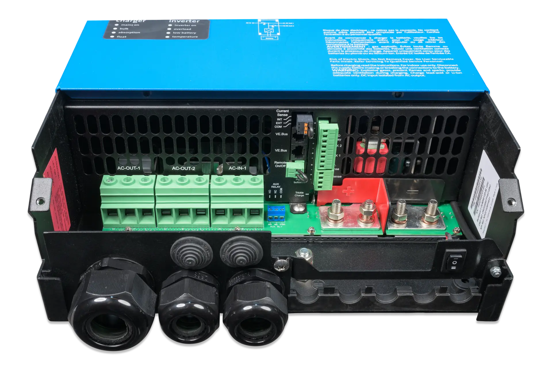 Victron MultiPlus-II 24/5000/120-50 230V pure sine wave inverter charger for off-grid, residential, and commercial energy systems