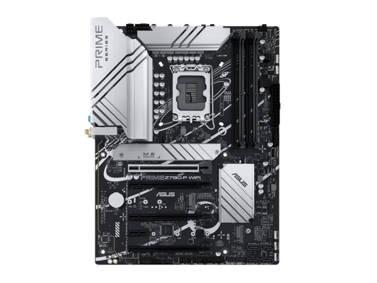 ASUS PRIME Z790-P WIFI ATX motherboard for Intel LGA1700 with DDR5 support and built-in WiFi for gaming and high-performance PCs