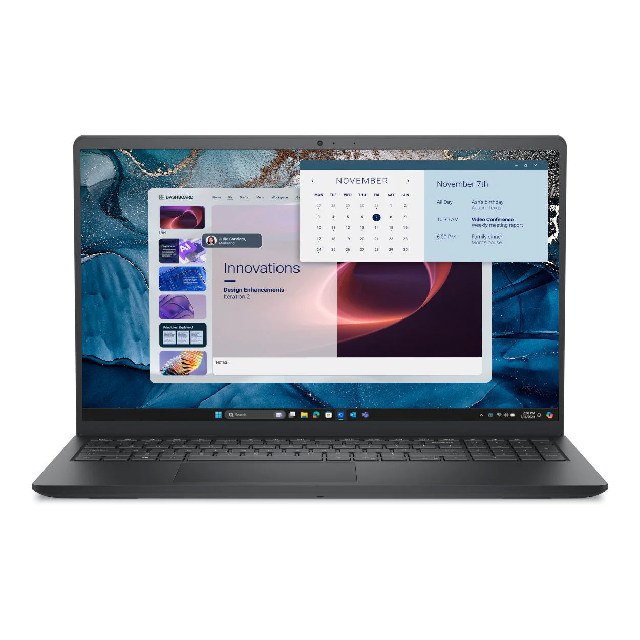 Dell Pro 15 Essential 15.6 inch laptop Intel Core i5-1334U 16GB RAM 512GB SSD Windows 11 Pro business notebook