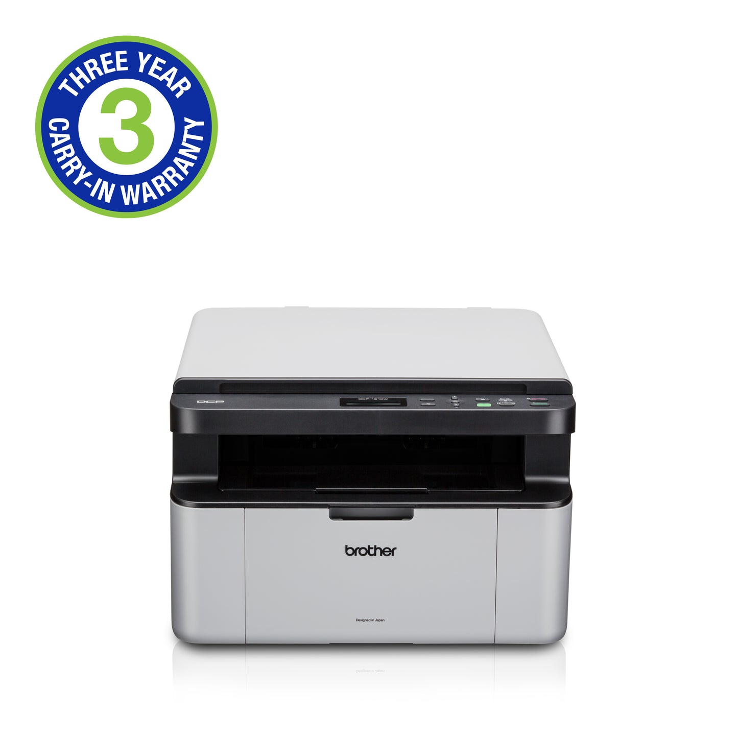 Brother DCP-1610W multifunction black and white mono laser printer with WiFi for printing scanning copying home office documents and invoices