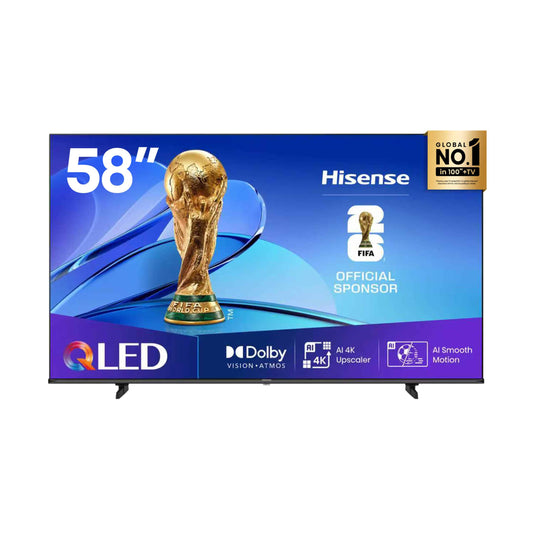 Hisense Q6Q 58-inch 4K QLED Smart TV - front view