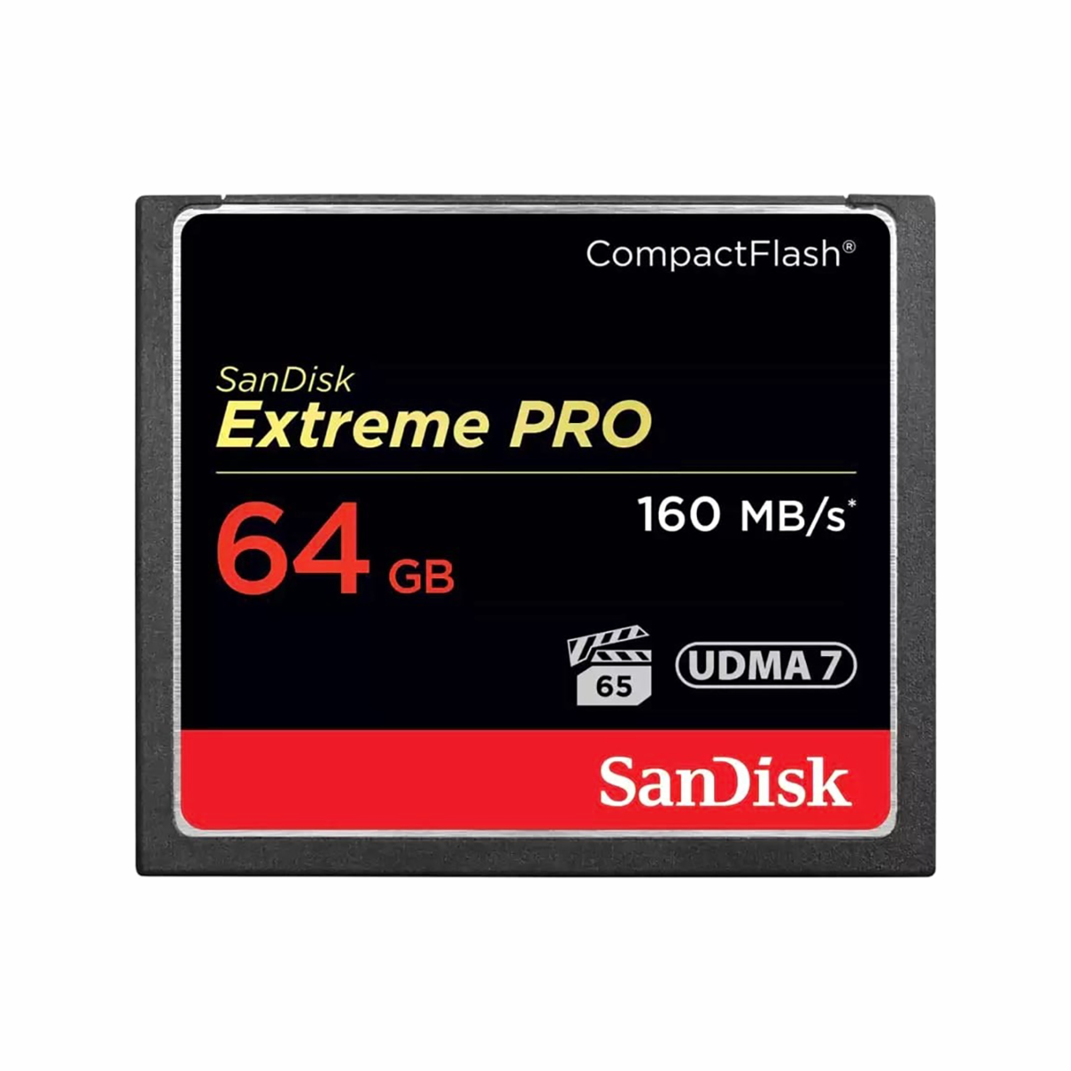 SanDisk Extreme PRO 64GB CompactFlash card high speed CF memory card for DSLR cameras and professional photography
