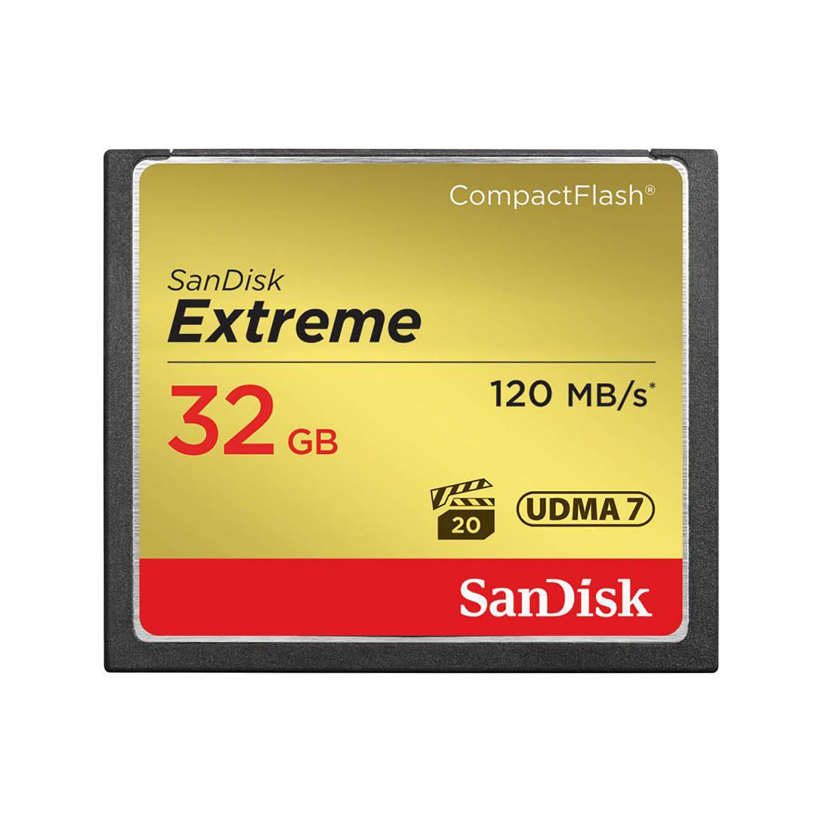 SanDisk Extreme CompactFlash 32GB memory card high speed CF card for DSLR cameras and camcorders