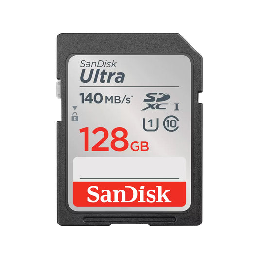 SanDisk Ultra 128GB SDXC UHS-I SD card full-size memory card for cameras camcorders laptops card readers and Full HD video storage