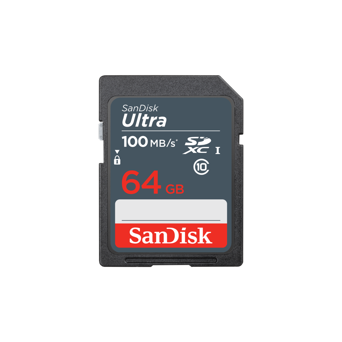 SanDisk Ultra 64GB Class 10 SDXC memory card for cameras laptops card readers and Full HD video storage