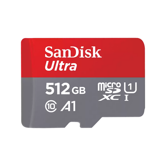 SanDisk Ultra 512GB microSDXC memory card 150MB/s A1 Class 10 for phones tablets cameras and Full HD video storage