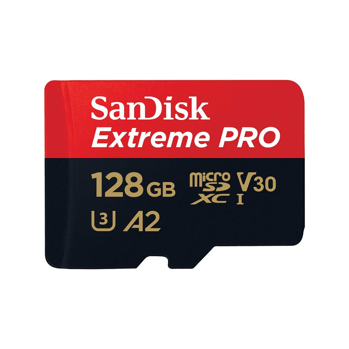 SanDisk Extreme PRO 128GB microSDXC card with adapter for 4K UHD video cameras drones smartphones and tablets