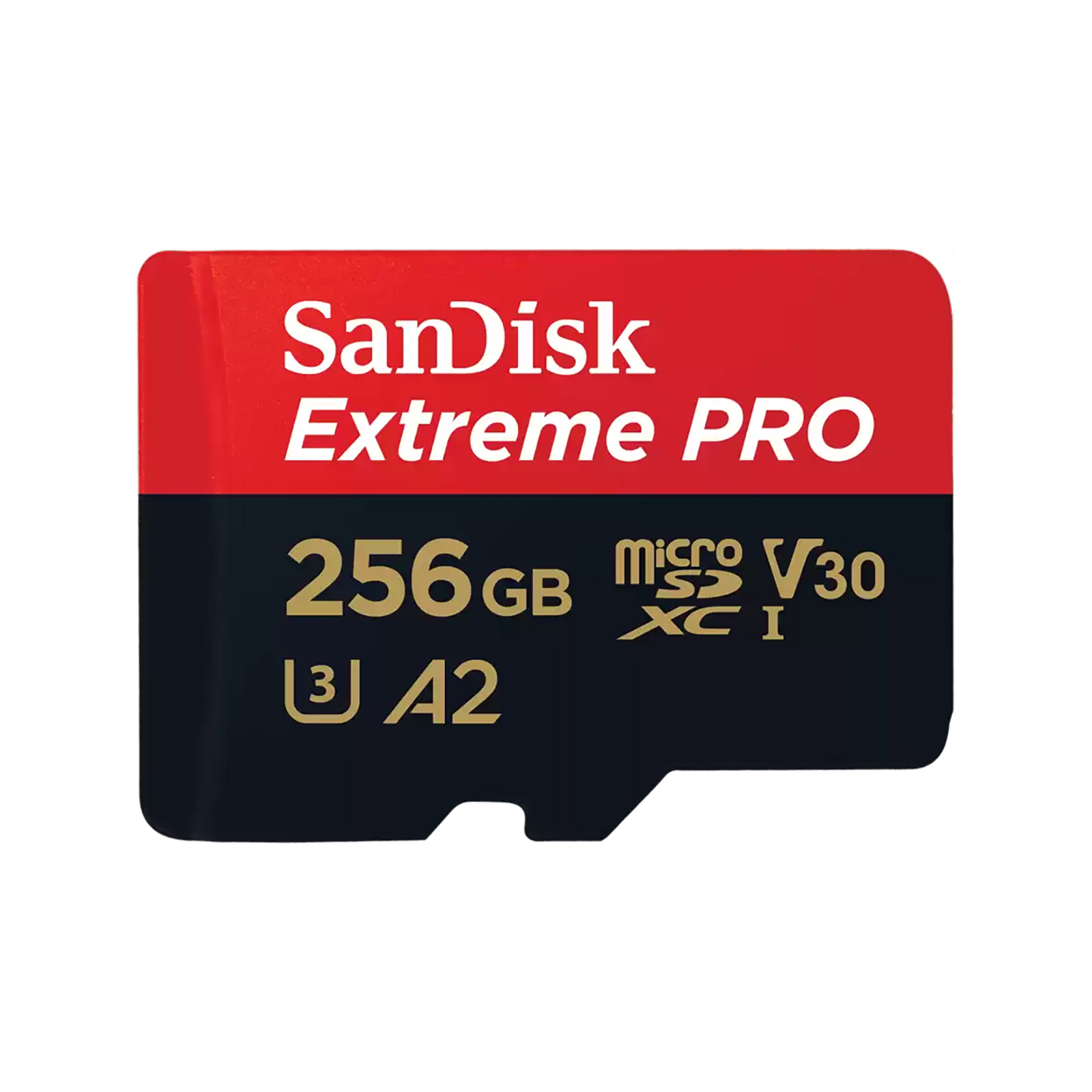 SanDisk Extreme PRO 256GB microSDXC card with adapter for 4K UHD video cameras drones smartphones and tablets