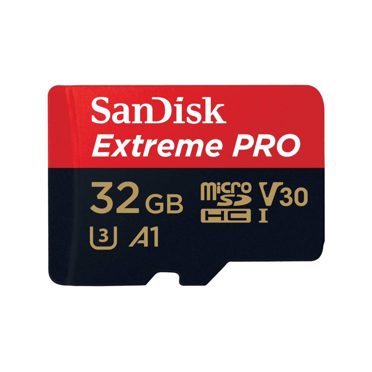 SanDisk Extreme PRO 32GB microSDXC card with adapter for 4K UHD video cameras drones smartphones and tablets