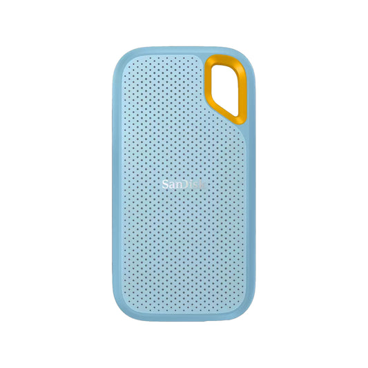 SanDisk Extreme 1TB USB-C portable SSD Sky Blue rugged external solid state drive for backups and file storage