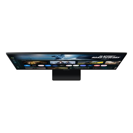 “Samsung 32-inch Smart Monitor  – slim top view design”