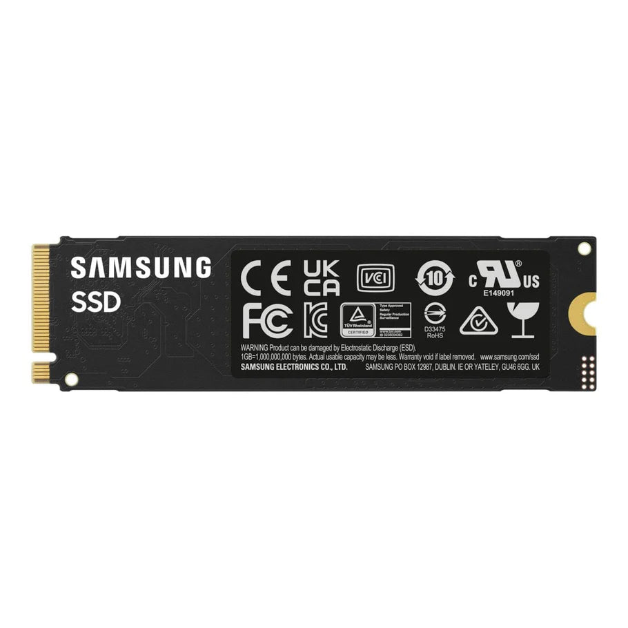 Samsung 990 EVO Plus 2TB NVMe SSD front view with product label
