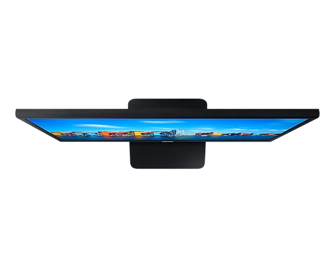 Rear view of Samsung LS19A330 monitor showing HDMI and D-Sub VGA connectivity ports