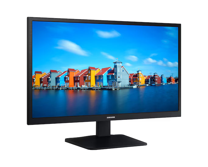 Samsung LS19A330 19-inch LED Monitor displaying HD resolution with slim black bezel design