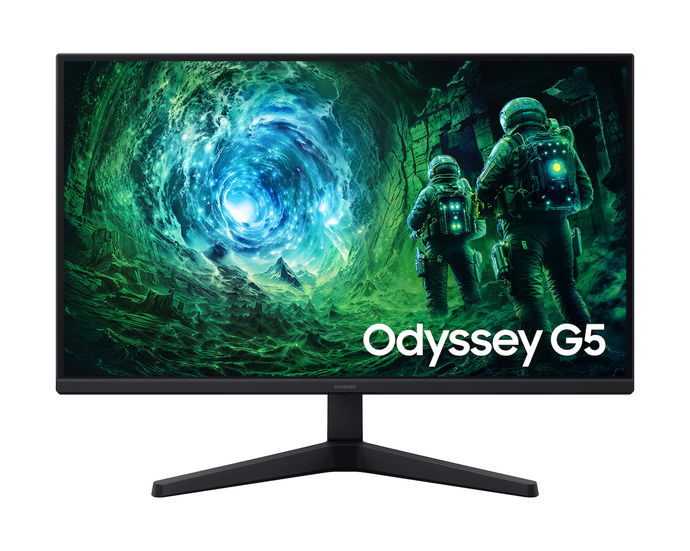 Samsung Odyssey G5 27-inch QHD gaming monitor with 200Hz refresh rate and ultra-fast 1ms response time