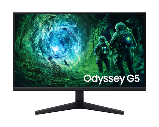 Samsung Odyssey G5 27-inch QHD gaming monitor with 200Hz refresh rate and ultra-fast 1ms response time