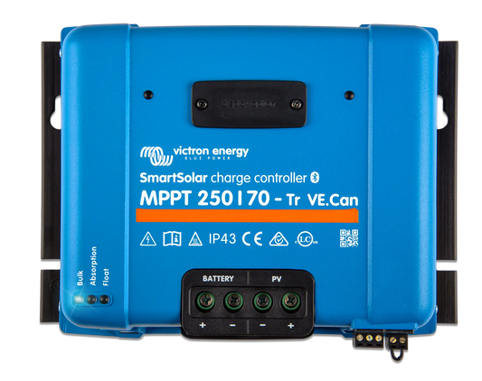 Victron Energy SmartSolar MPPT 250/70-Tr VE.Can solar charge controller, high-efficiency power regulator for off-grid, marine, and RV solar systems