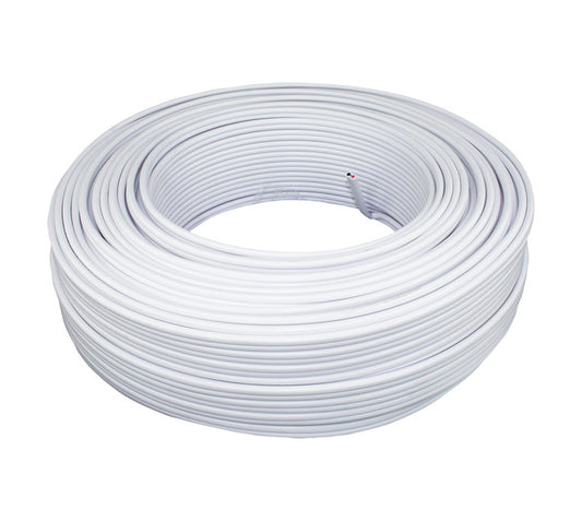 1.5mm² White Twin Flat + Earth Cable - 100 meters