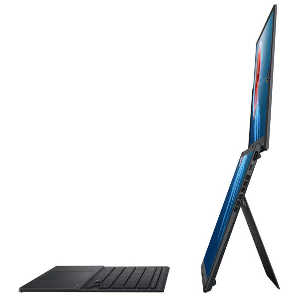 ASUS ZenBook Duo UX8406CA 14-inch OLED touch laptop front view in grey