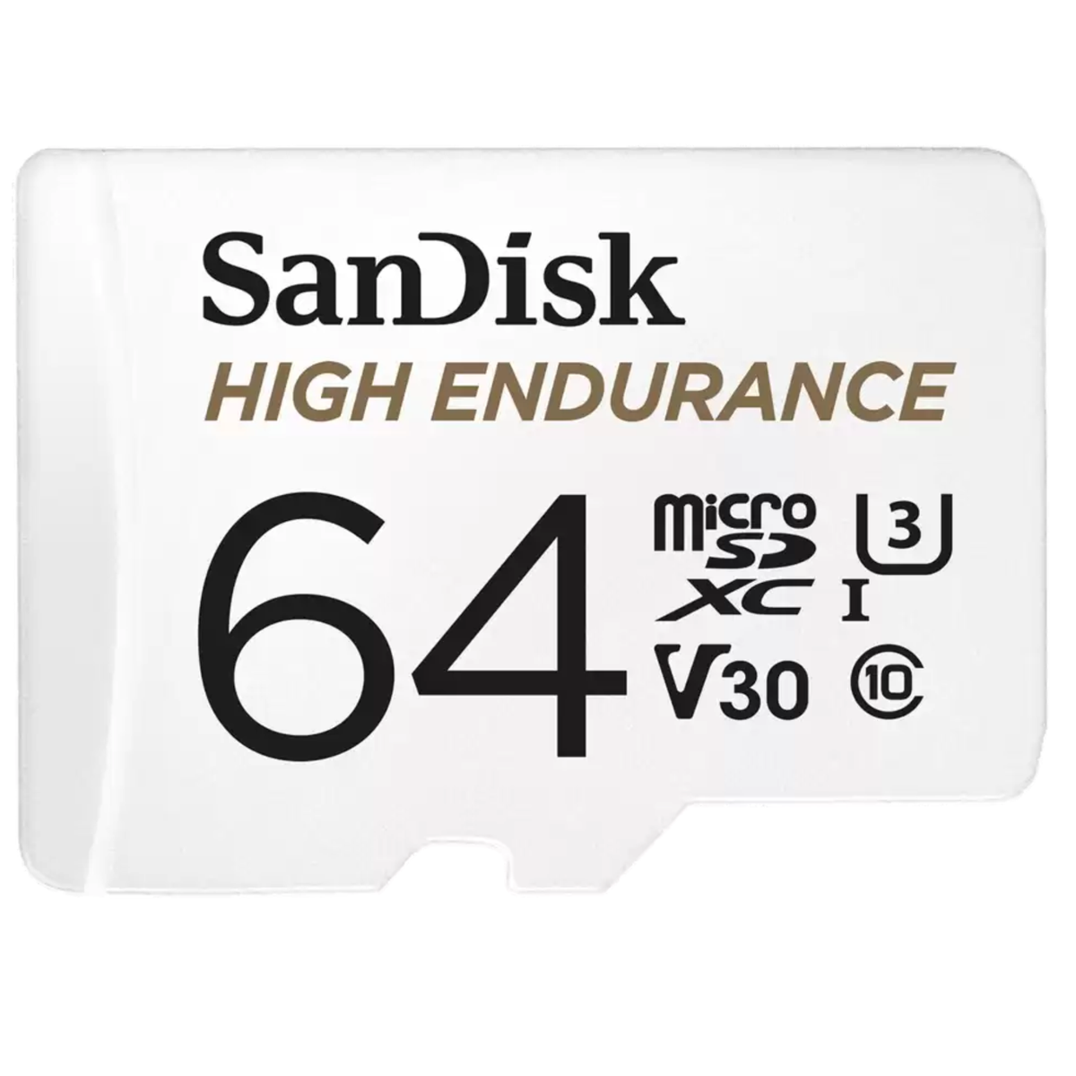 SanDisk High Endurance 64GB microSDXC card with adapter SDSQQNR-064G-GN6IA