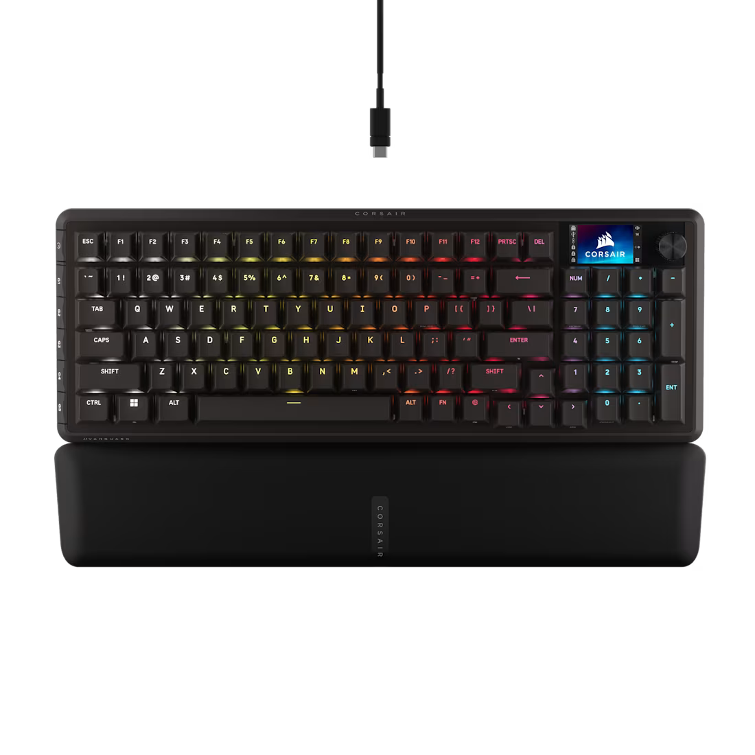 Corsair VANGUARD 96% Keyboard - MLX Fusion tactile switches - Black - view 1
