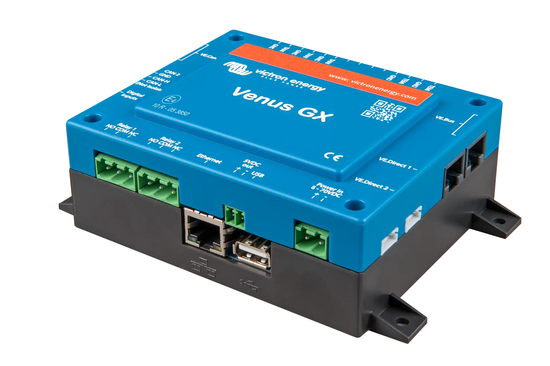 Victron Venus GX communication and monitoring controller, central management device for Victron energy systems in marine, RV, and off-grid installations