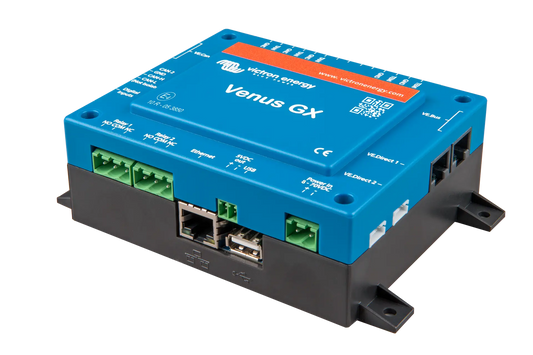Victron Venus GX communication and monitoring controller, central management device for Victron energy systems in marine, RV, and off-grid installations