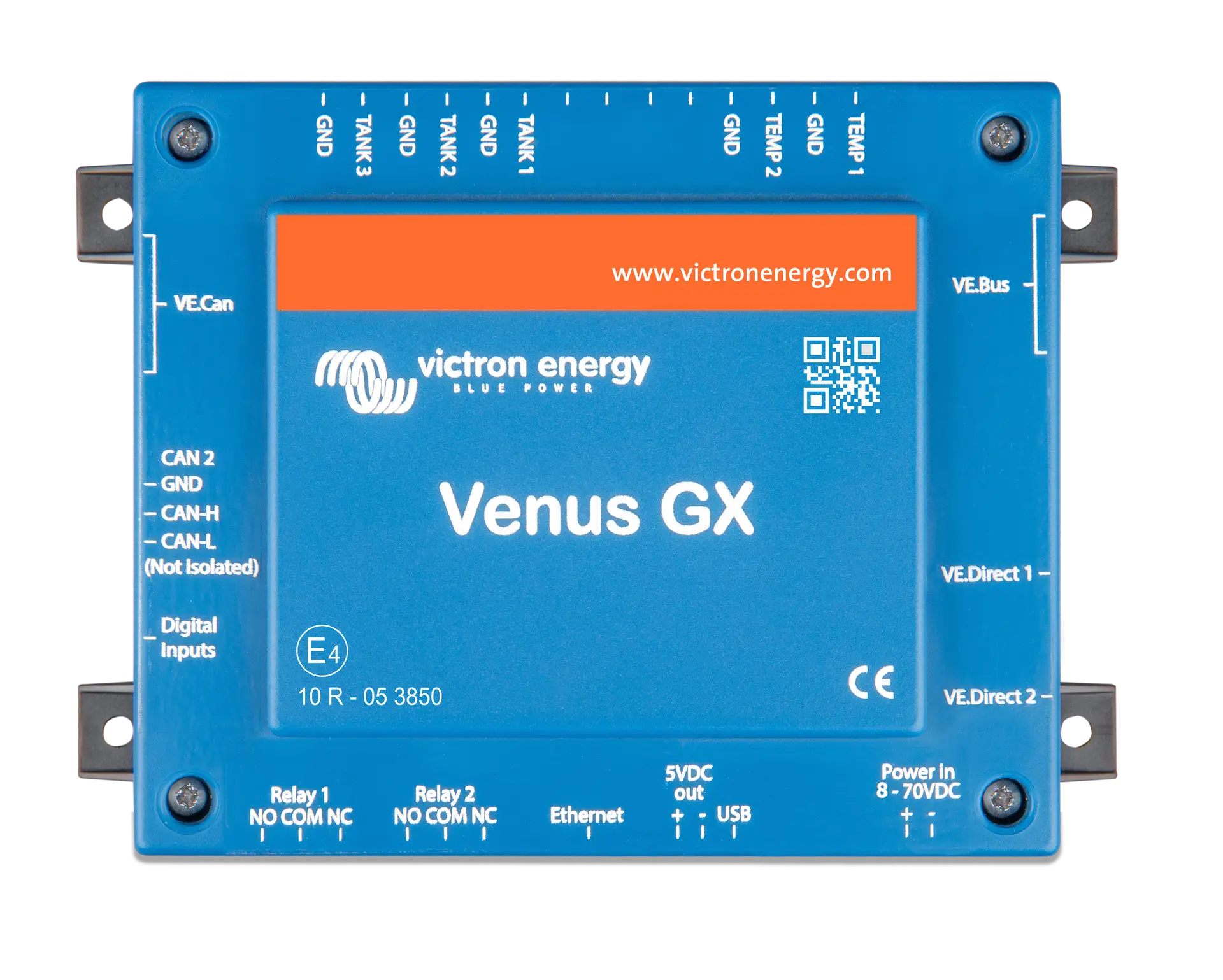 Victron Venus GX communication and monitoring controller, central management device for Victron energy systems in marine, RV, and off-grid installations