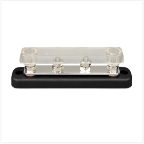 150A 4P DC busbar with protective cover for battery connections