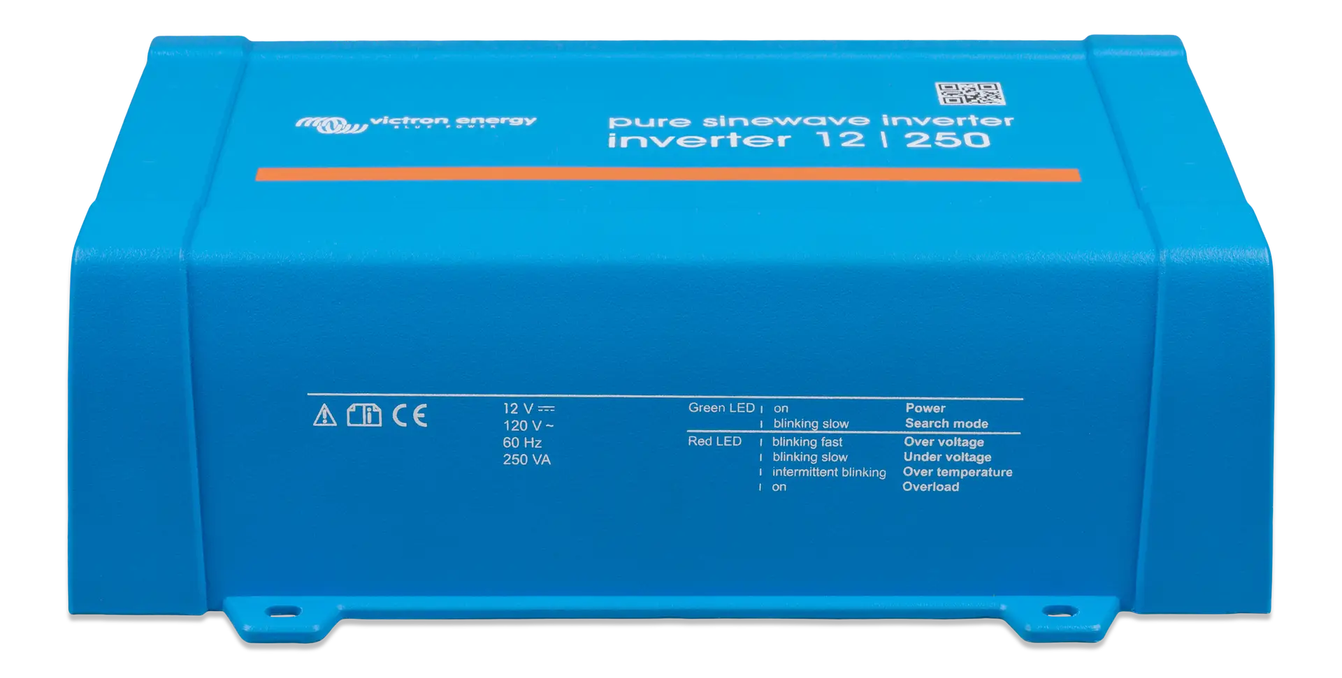 Victron Pure Sinewave Phoenix Inverter 12/250 230V angled view