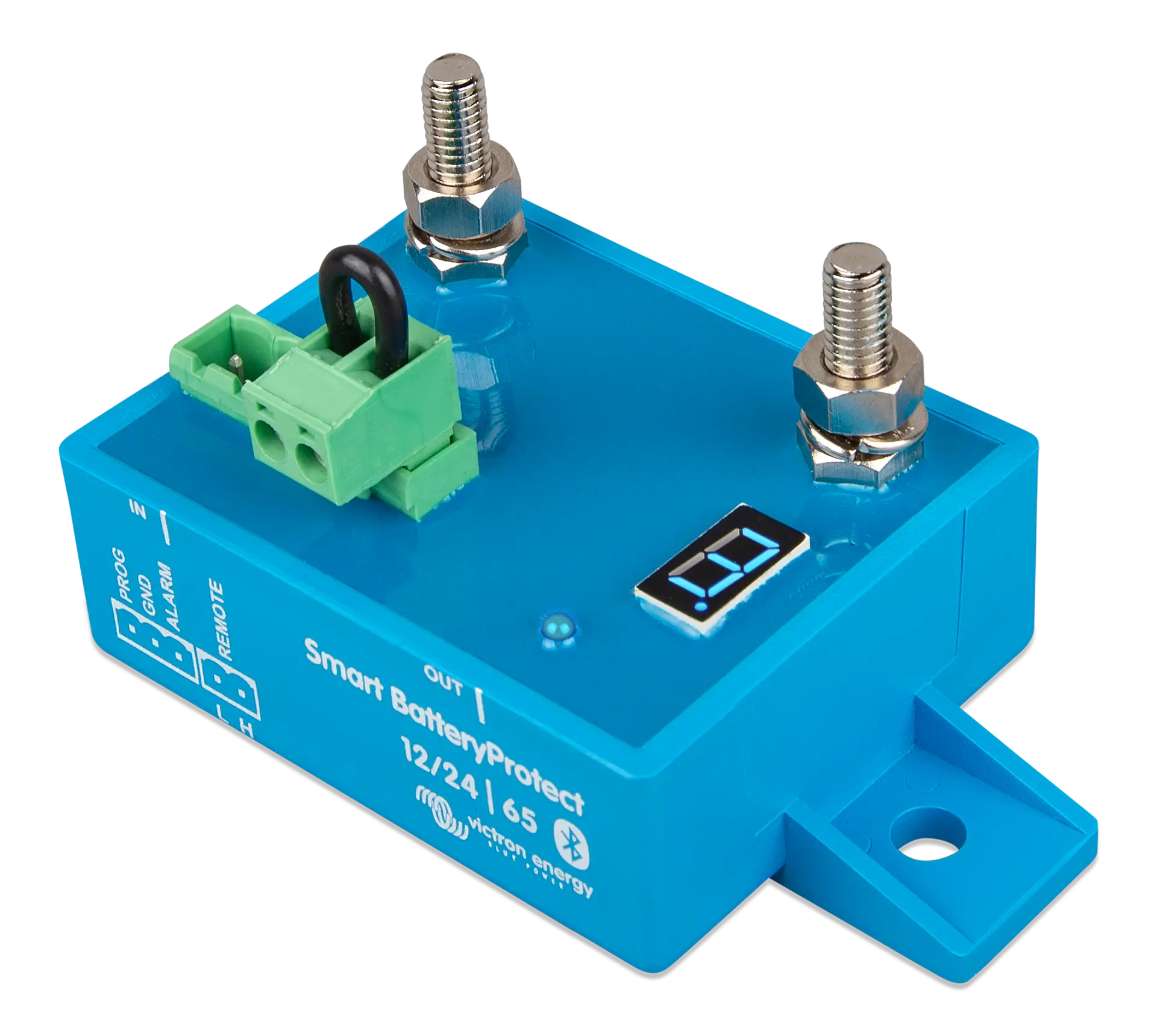 Side profile of Victron Smart Battery Protect 12/24V-65A showing compact and durable design