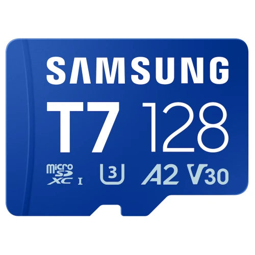Samsung T7 128GB microSDXC UHS-I Memory Card - front view