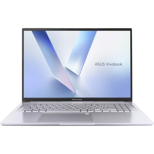 ASUS Vivobook 16 M1605NAQ silver 16 inch WUXGA laptop AMD Ryzen 5 150 16GB RAM 512GB SSD backlit keyboard Windows 11 Home