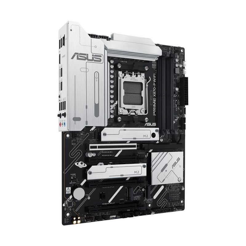 ASUS PRIME X870-P WIFI AM5 ATX motherboard with DDR5 support and built-in WiFi for AMD Ryzen gaming and performance PCs