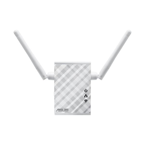 ASUS RP-N12 Wireless-N300 range extender repeater access point media bridge with external antennas for boosting WiFi coverage