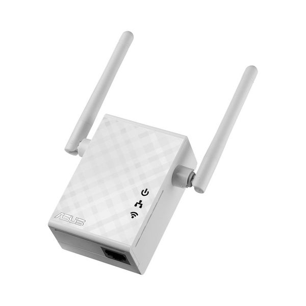 ASUS RP-N12 Wireless-N300 range extender repeater access point media bridge with external antennas for boosting WiFi coverage