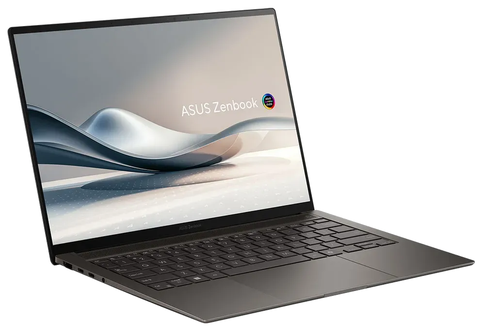 ASUS Zenbook S UX5406SA 14-inch WQXGA+ OLED Laptop in Grey with Intel Ultra 7 processor, 16GB RAM, and 1TB PCIe SSD