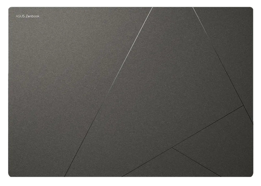 Rear view of ASUS Zenbook S UX5406SA 14" laptop showing USB-C, USB-A, and HDMI ports