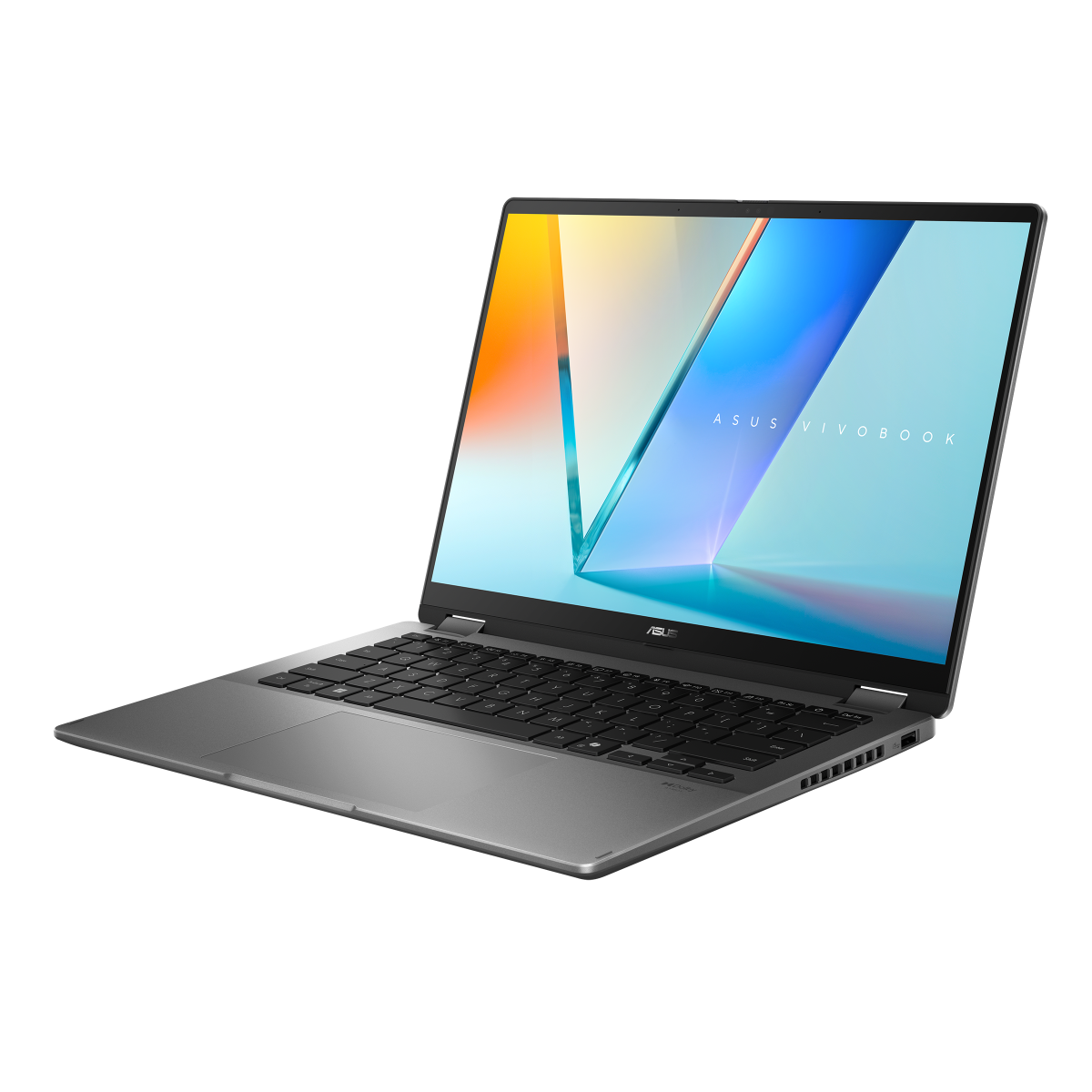 ASUS VivoBook Flip TP3407SA – 14" WQXGA+ OLED Touch | Gray | Intel Ultra 7-258V | 32GB LPDDR5X | 1TB PCIe SSD | Stylus | Windows 11 Pro