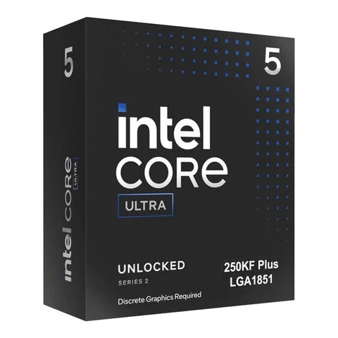Intel Core Ultra 5 250KF Plus LGA1851 desktop processor – product view