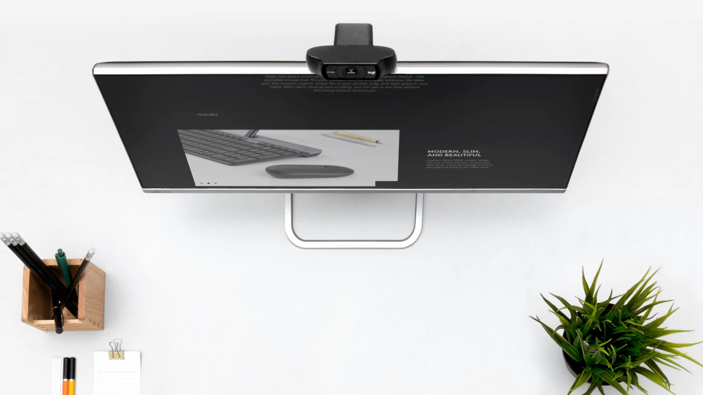 Logitech C920s HD Pro Webcam used for professional video meetings, streaming, and online teaching