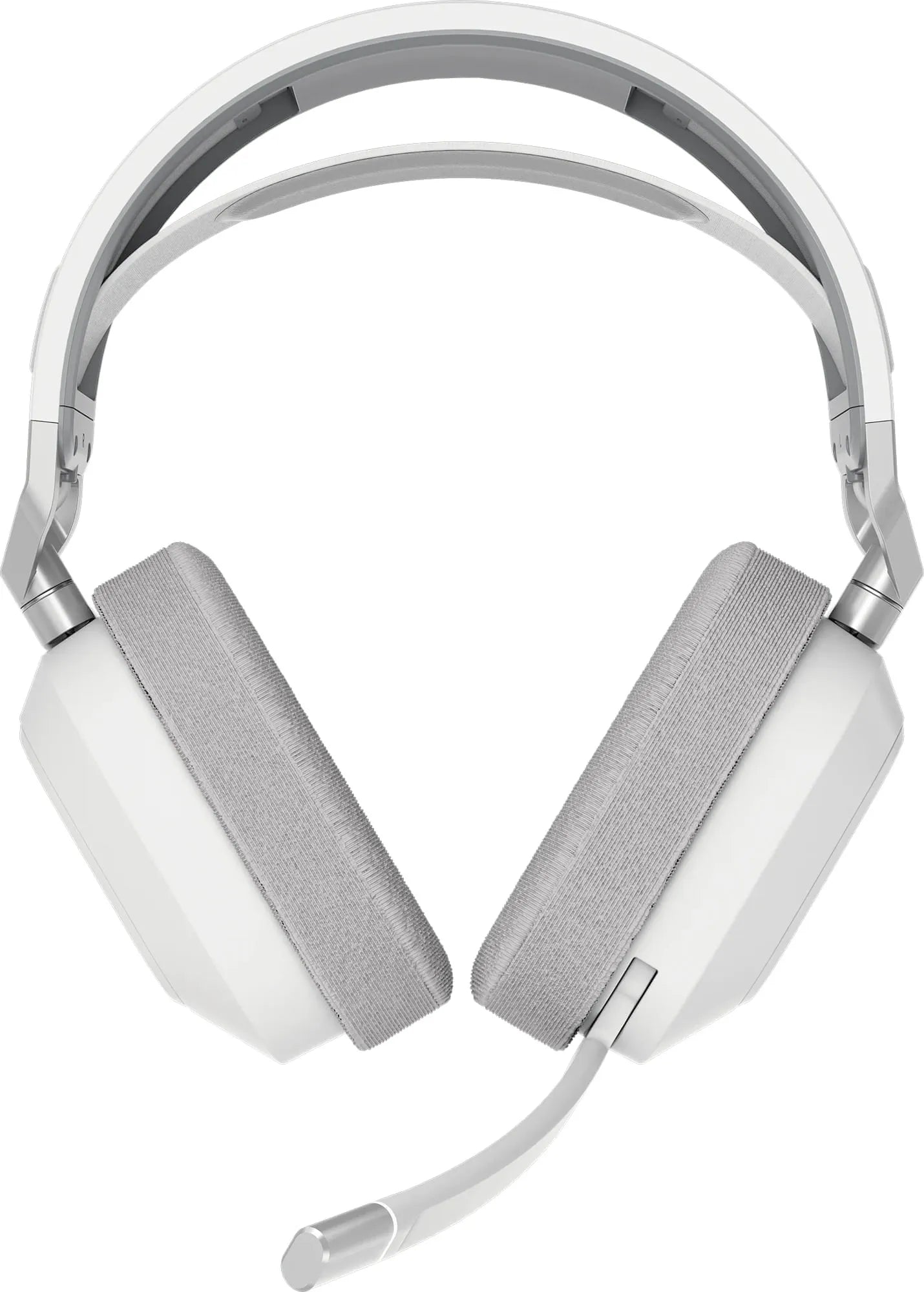Corsair HS80 RGB wireless gaming headset white USB headphones with microphone RGB lighting