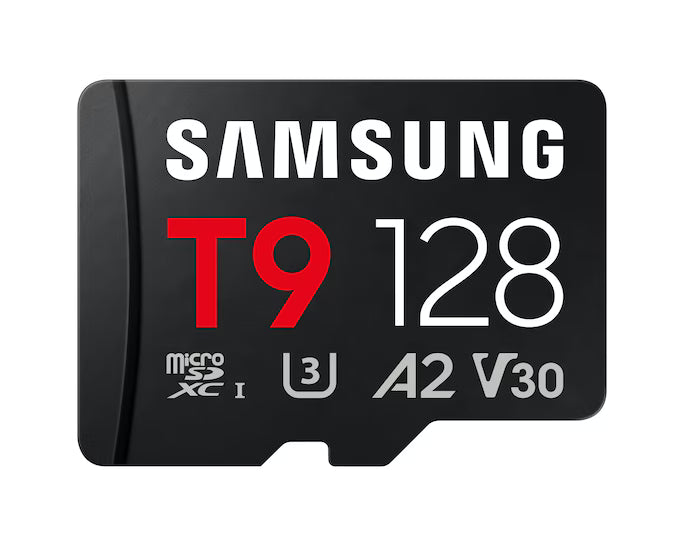 Samsung T9 128GB microSDXC UHS-I Memory Card - front view